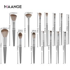 MAANGE Set 13 cay co trang diem 1414-YS (màu bạc)