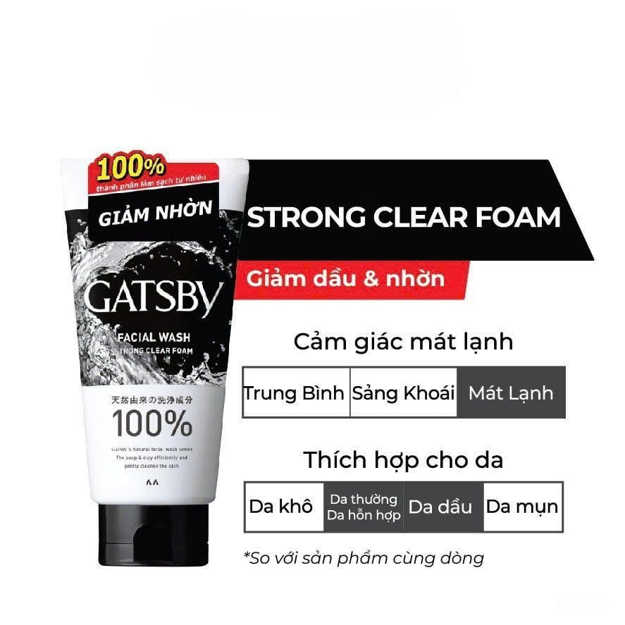 Sữa Rửa Mặt GATSBY Facial Wash 130g