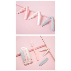 KT25776 Set 3 dao cạo lông mày cho nữ Gấp Gọn Tiện Lợi