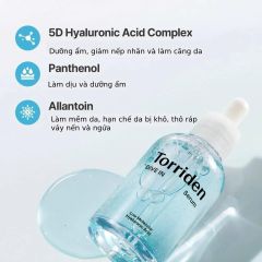 Serum Torriden Thuần Chay Cấp Ẩm, Làm Dịu Da Torriden Dive-In Serum 50ml