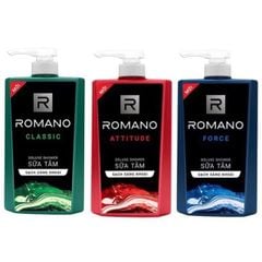 Sữa tắm hương nước hoa Romano Classic hương sảng khoái 650g