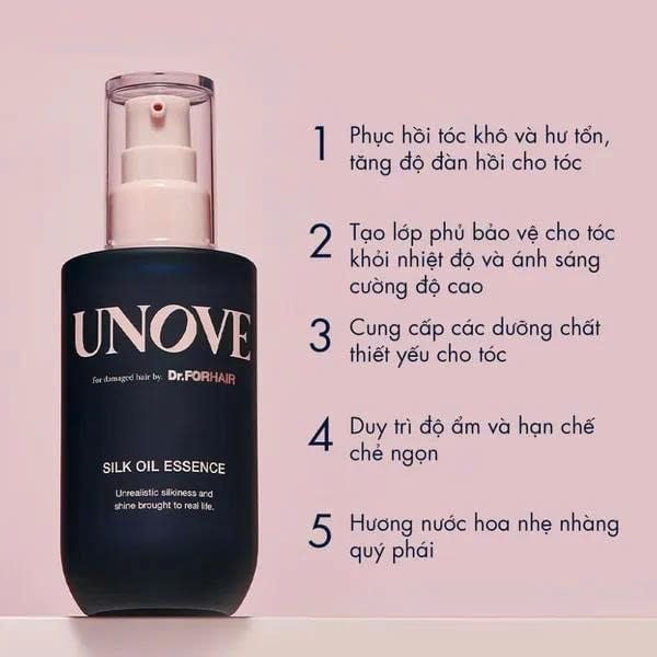 Tinh Chất Dưỡng Tóc Bóng Mượt Dr.ForHair Unove Silk Oil Essence 70ml