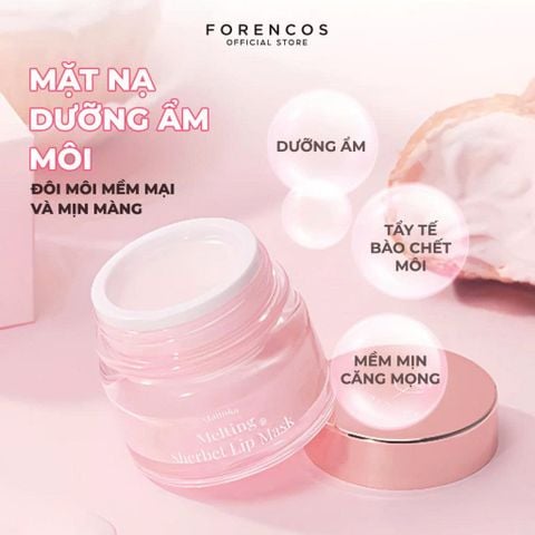 Mặt Nạ Dưỡng Ẩm Môi, Mờ Thâm Môi Và Căng Mọng FORENCOS Manuka Melting Sherbet 20ml