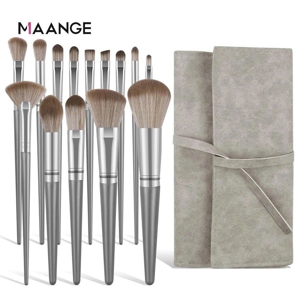 MAANGE Set 13 cay co trang diem 1414-YS (màu bạc)