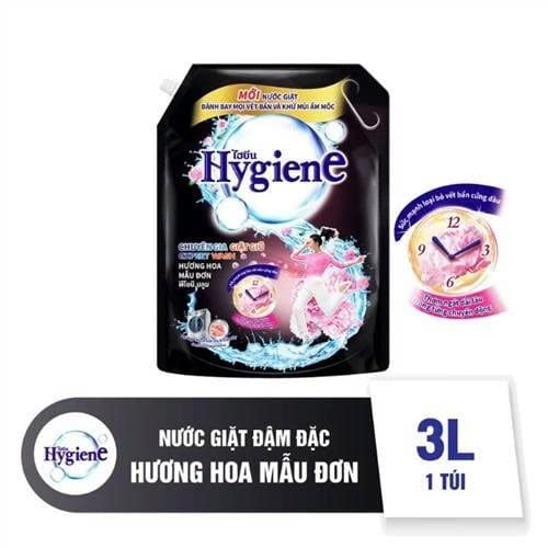 Túi nước giặt đậm đặc Hygiene Mẫu Đơn 3L