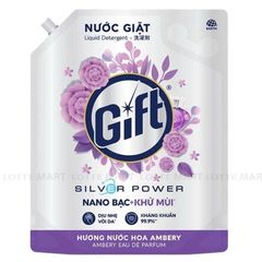 Nước Giặt Gift Hương Nước Hoa Ambery Cho Máy Giặt Cửa Trước Và Cửa Trên Túi 3.6kg