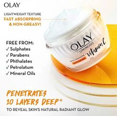 Kem Dưỡng Trắng Da Olay Luminous Niacinamide Và Vitamin C Hũ 50G