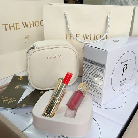 Bộ Son Dưỡng Môi Đông Y Whoo Glow Lip Balm Special Set Orange