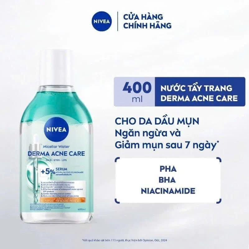Nước Tẩy Trang Nivea Micellar Water 400ml