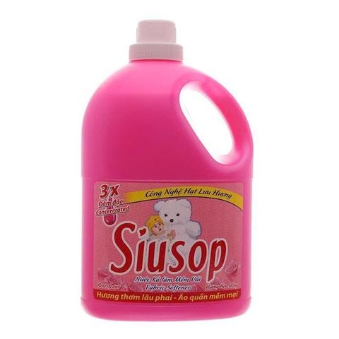 Nước xả vải Siusop 3X đậm đặc Can 3,8 lít