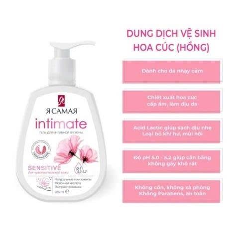 Dung dịch vệ sinh Yasamaya nhập khẩu Nga (chai 265ml)