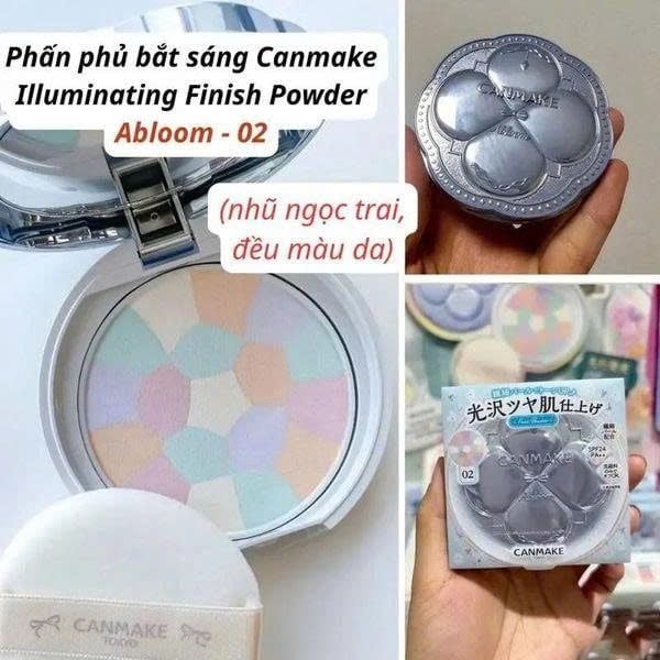 Phấn Phủ Đa Sắc Canmake Marshmallow Finish Powder Abloom SPF24 PA++ #2 Sakura