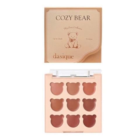 Bảng Son Và Má Hồng Kem Dasique Mood Painting Lip & Cheek Palette #05 Cozy Bear