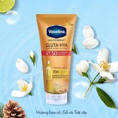 Sữa Dưỡng Thể Vaseline Gluta-Hya Glow Defense UV Serum SPF50+ PA++++ 260ml
