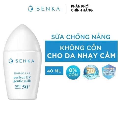 Sữa Chống Nắng Senka Perfect UV Gentle Milk 40ml
