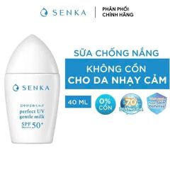 Sữa Chống Nắng Senka Perfect UV Gentle Milk 40ml