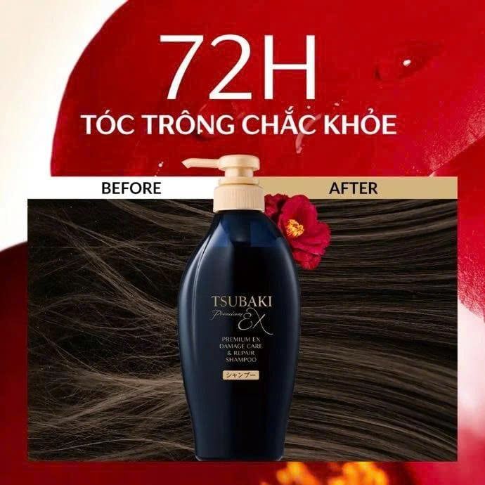 Dầu Gội / Xả Phục Hồi Chuyên Sâu Tsubaki Premium Ex Damage Care & Repair 450ml