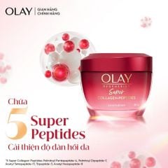 Kem Dưỡng Olay Super Collagen Peptides Cải Thiện 5 Dấu Hiệu Lão Hóa Phức Tạp 45g
