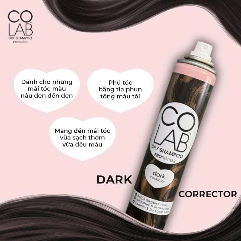 Dầu Gội Khô COLAB Dry Shampoo 200ml