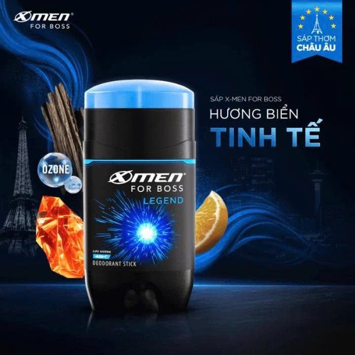 Sáp khử mùi ngăn vệt ố vàng X-Men For Boss 80g