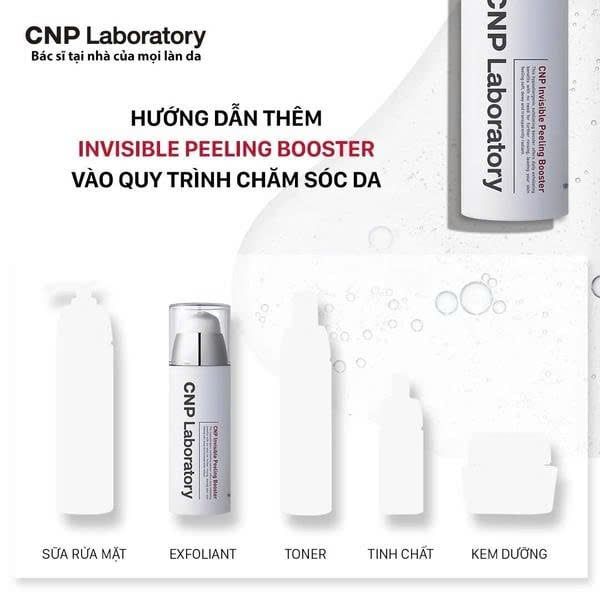 Tinh Chất Tẩy Tế Bào Chết Hóa Học CNP Invisible Peeling Booster Essence 31ml - Dưỡng Ẩm, Làm Sáng Da, Phục Hồi Da