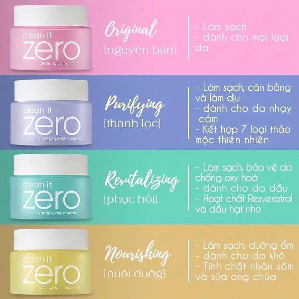 [Mini] Sáp Tẩy Trang Zero Cleansing Balm Original 7ml
