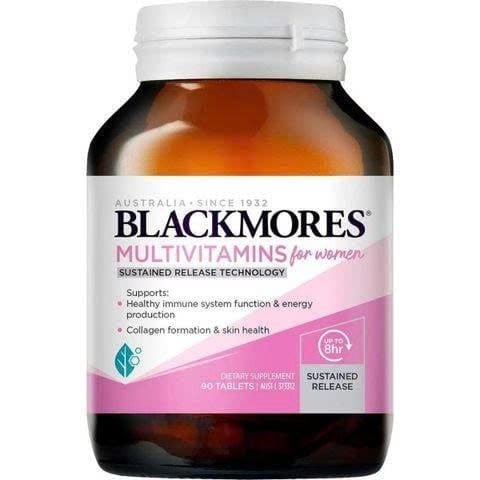 Blackmores Multivitamin For Women Hỗ Trợ Bổ Sung Vitamin Cho Phụ Nữ | Hộp 90 Viên