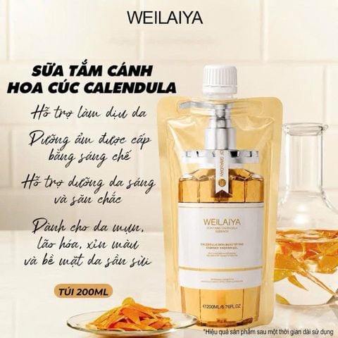 [GIFT] Sữa Tắm Weilaiya Dưỡng Trắng Da Hương Nước Hoa 200ML
