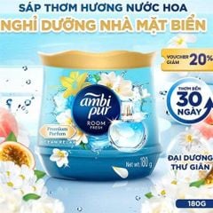Sáp Thơm AMBI PUR Premium 180g - sáp thơm phòng ngủ, nhà vệ sinh, phòng khách, bếp