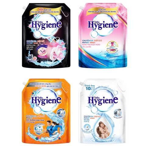 Nước Xả Vải Đậm Đặc Hygiene Hương Hoa Mẫu Đơn 3 Lít