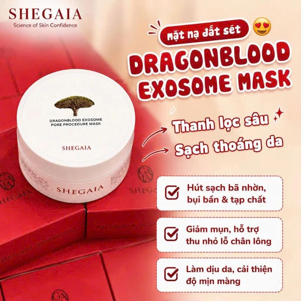 Mặt nạ đất sét Shegaia se khít lỗ chân lông 150g