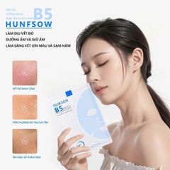 Mặt Nạ Dưỡng Ẩm Làm Sáng Da HUNFSOW Hyaluronic Acid B5 Moisturizing & Repairing Mask 30ml