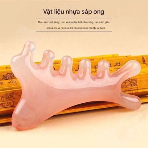 KT69036 Dụng cụ giảm béo mặt bằng nhựa , massage mặt cổ hàm tai massage mắt đa chức năng