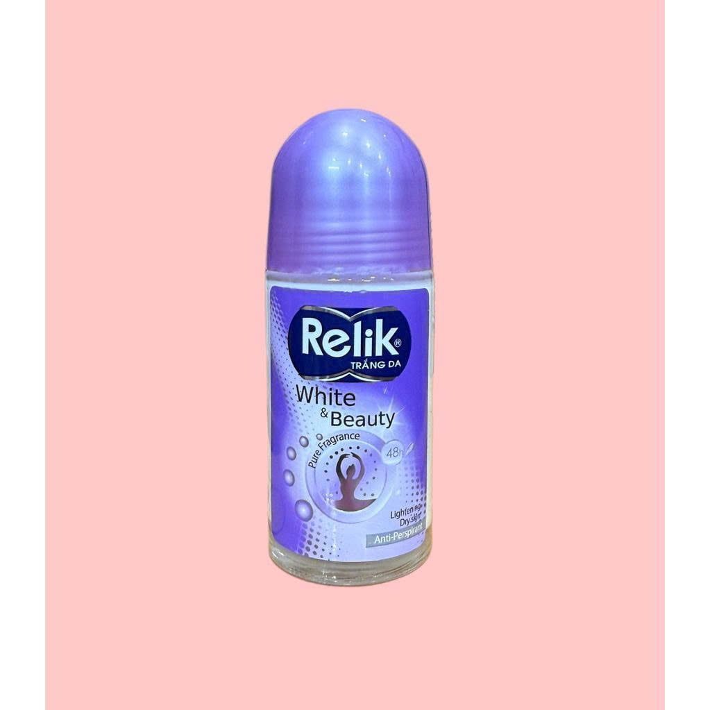 Lăn Khử Mùi Nữ Trắng Da Relik 50ml