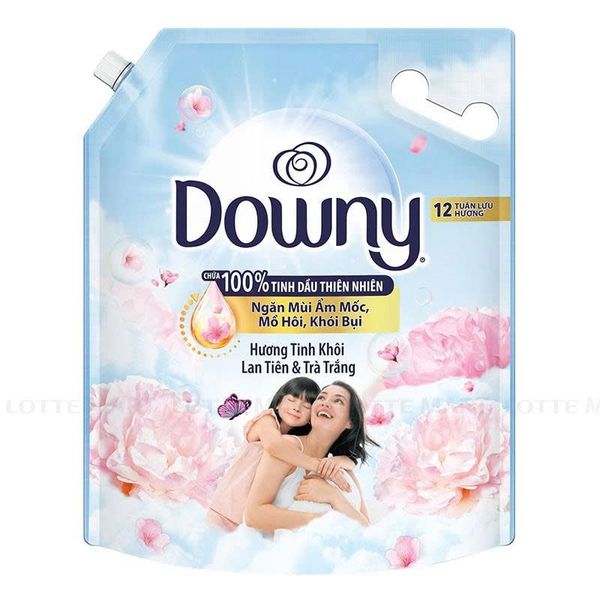 Nước Xả Vải Downy Hương Tinh Khôi Lan Tiên và Trà Trắng Túi 2.8L