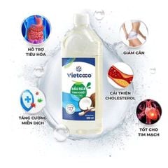 Dầu dừa tinh khiết Vietcoco chai 500ml