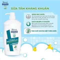 Sữa tắm sạch sâu kháng khuẩn Biore Guard 1.2kg