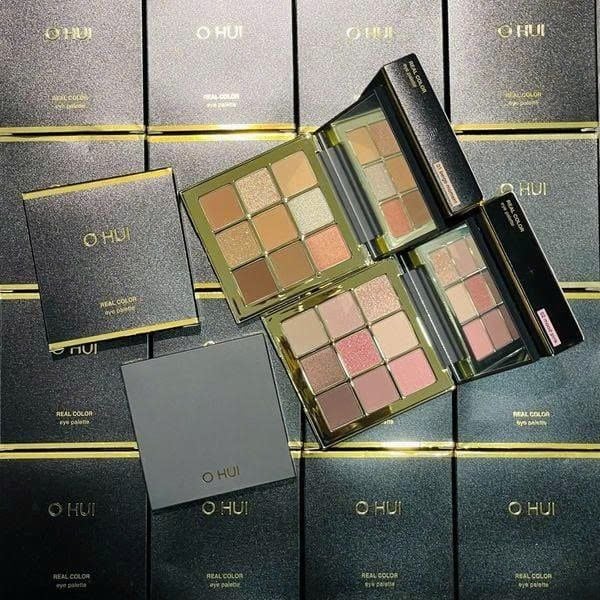 Bảng Phấn Mắt OHUI Real Color Eye Palette 9 Màu [No.1 Beige Moment]