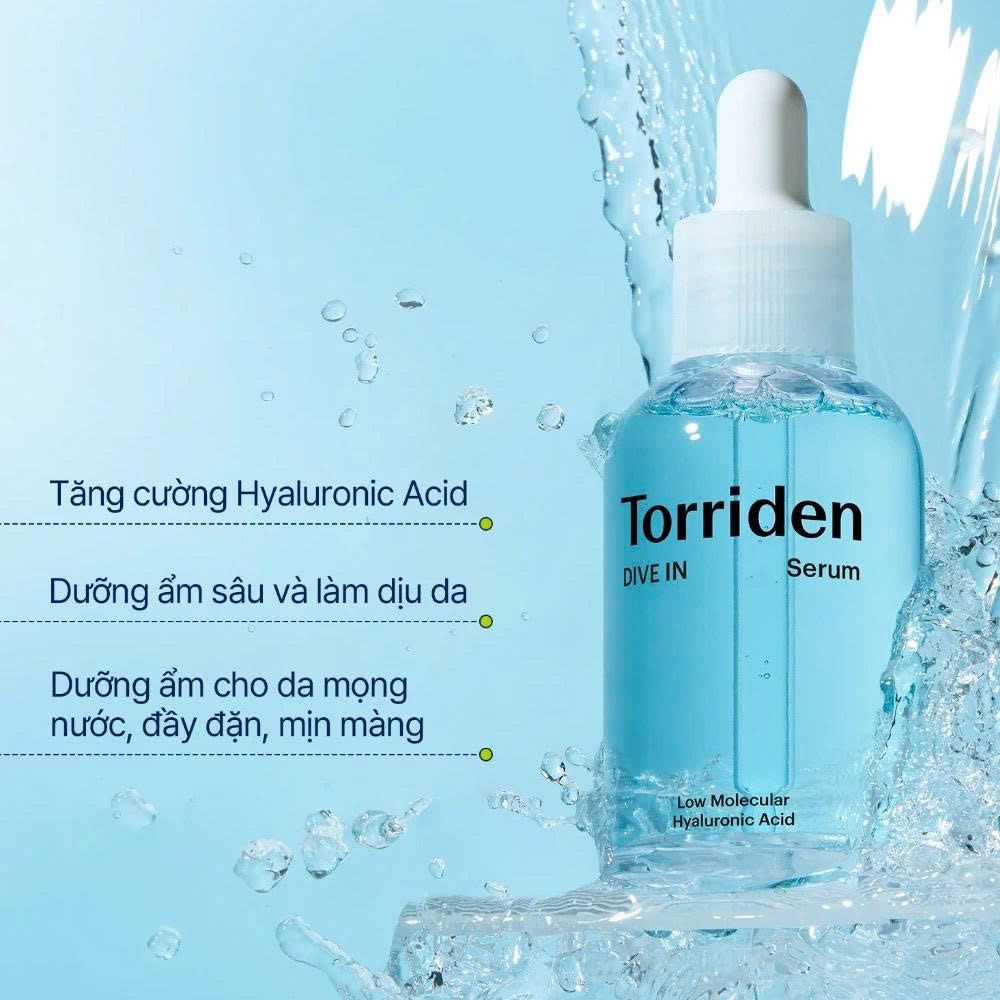 Serum Torriden Thuần Chay Cấp Ẩm, Làm Dịu Da Torriden Dive-In Serum 50ml