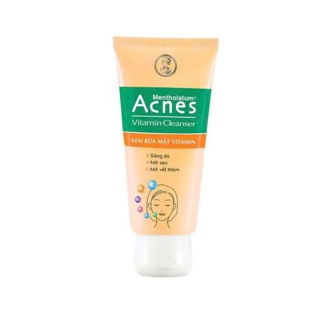 Kem Rửa Mặt Acnes Vitamin Làm Sáng Da, Mờ Sẹo Thâm 100g