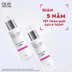 Super Serum Olay Luminous Niacinamide + Aha Dưỡng Sáng Da, Mờ Thâm Mụn 30Ml