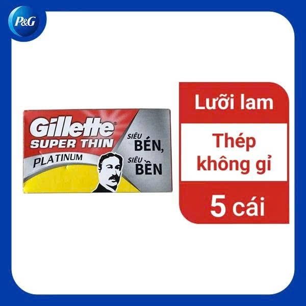 Hộp 5 cái lưỡi lam Gillette Super Thin