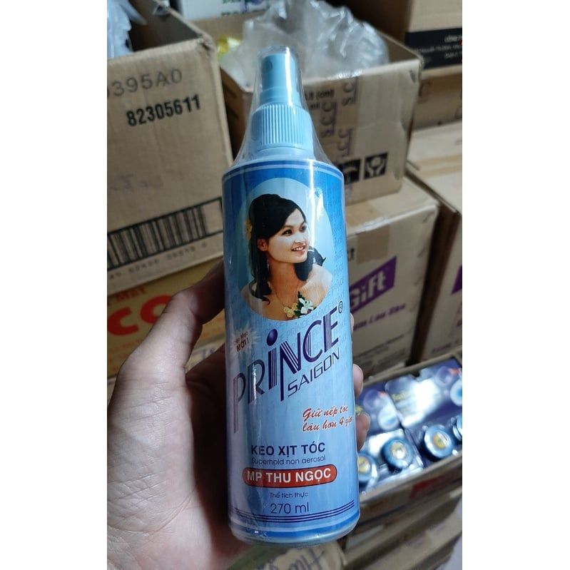 Keo Xịt Tóc Tạo Nếp PRINCE SAIGON 125ml/270ml