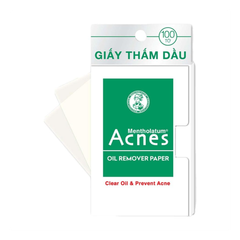 Giấy Thấm Dầu Kiểm Soát Nhờn, Ngừa Mụn Acnes 100pcs