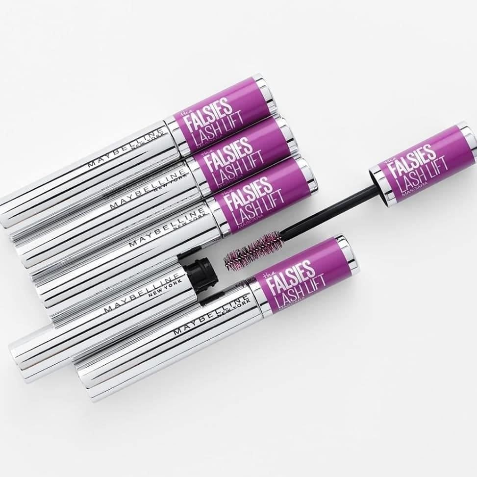 Mascara Maybelline Uốn Mi, Làm Dài Và Dày Mi The Falsies Lash Lift Waterproof - Very Black 8.6ml