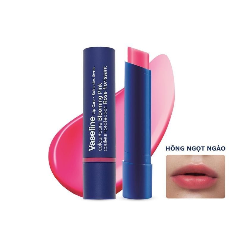 Son Dưỡng Môi Vaseline Dưỡng Ẩm Môi Mềm Mại Lip Care Colour + Care 3g