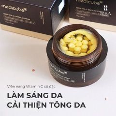 Kem Dưỡng Sáng Da, Mờ Thâm Medicube Deep Vita C Capsule Cream 55g