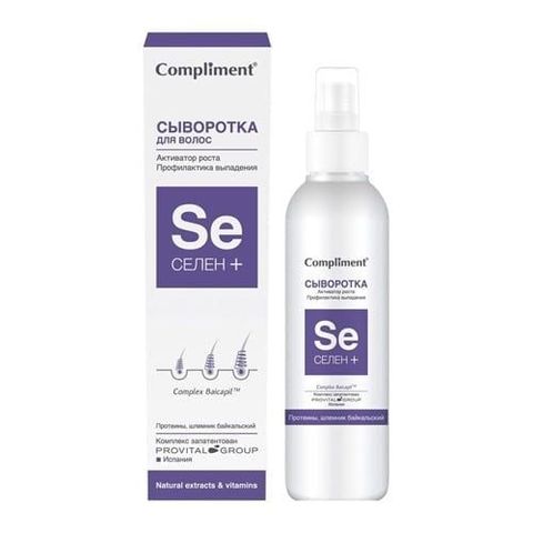 Xịt Tóc Compliment Selen SE Hỗ Trợ Mọc Tóc Và Ngừa Rụng Chai 150ml