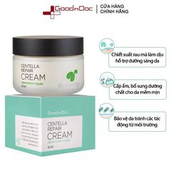 Kem Dưỡng Da GoodnDoc Cấp Ẩm, Làm Dịu Da, Hỗ Trợ Mờ Thâm Nám Centella Repair Cream 50ml