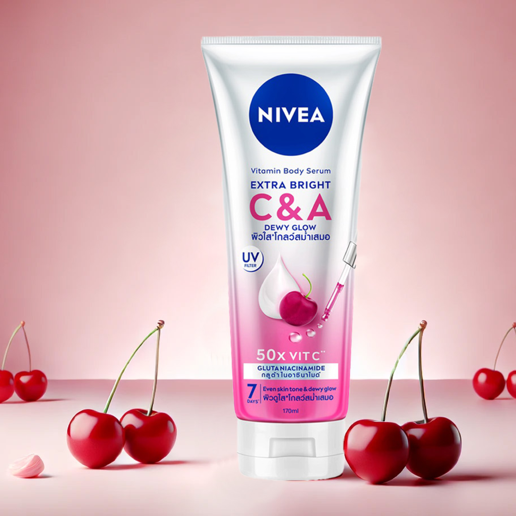 Sữa Dưỡng Thể Nivea Dưỡng Sáng Da Vitamin C & A 170ml
